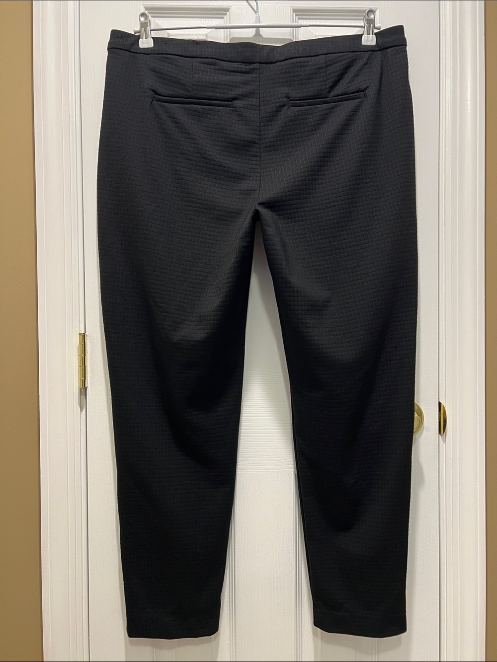 Liverpool Tyler Straight Leg Textured Knit Pull-On Trousers - Black Size 16/33 - Picture 3 of 11